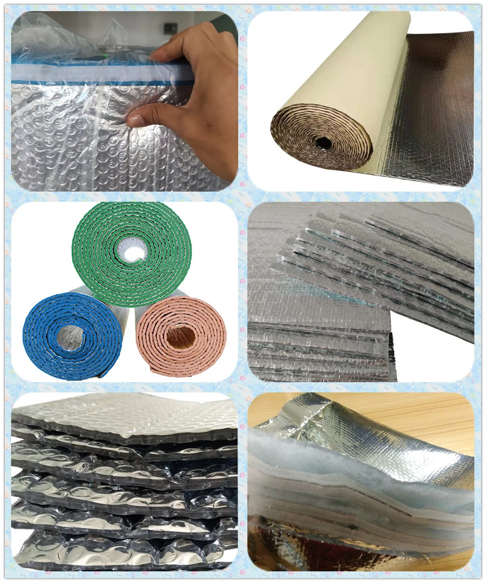 Flexible Waterproof Aluminum XPE Foam Foil Insulation Thermal Break Insulation